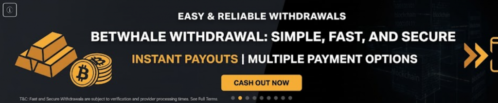 BetWhale withdrawal 